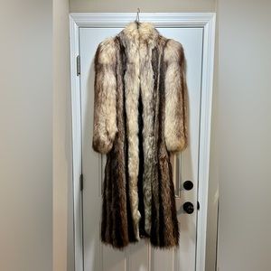 Vintage fur coat.